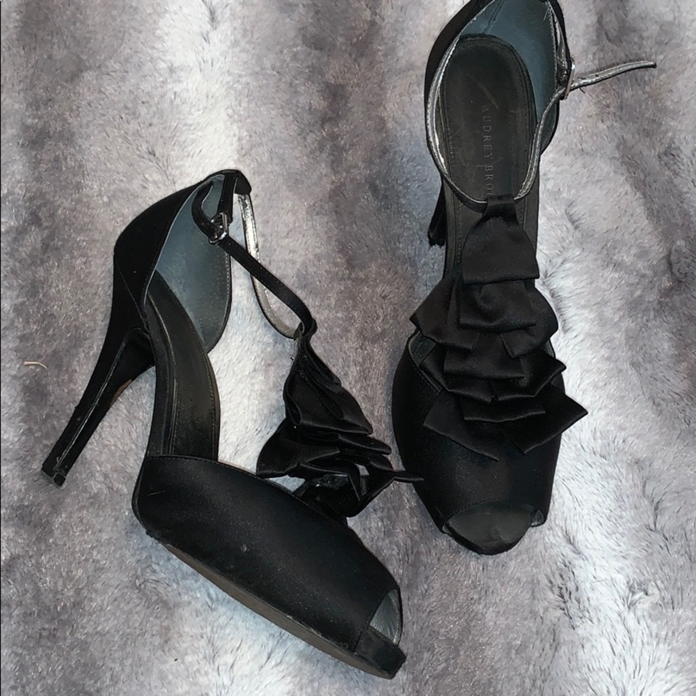 Audrey Brooke black heels